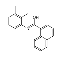 N-(2,3-dimethylphenyl)naphthalene-1-carboxamide结构式
