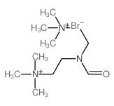 Ethanaminium,2,2'-(formylimino)bis[N,N,N-trimethyl-, dibromide (9CI) Structure