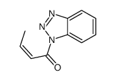 1-(2-丁烯酰基)-1H-苯并三唑结构式