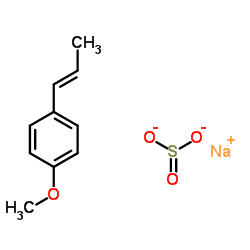 polyanetholesulfonic acid sodium Structure