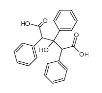 optically inactive 3-hydroxy-2,3,4-triphenyl-glutaric acid结构式