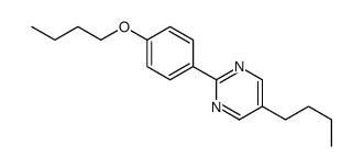 5-丁基-2-(4-丁氧苯基)嘧啶结构式