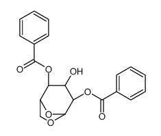 1,6-ANHYDRO-2,4-DI-O-BENZOYL-BETA-D-GALACTOPYRANOSE结构式