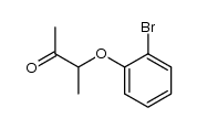 3-(2-bromophenoxy)-2-butanone结构式
