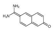 6-脒基-2-萘酚结构式
