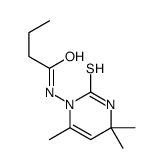 N-(4,6,6-trimethyl-2-sulfanylidene-1H-pyrimidin-3-yl)butanamide Structure