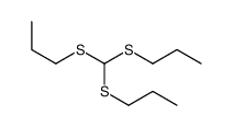 1-[bis(propylsulfanyl)methylsulfanyl]propane结构式