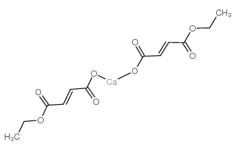 calcium; (E)-4-ethoxy-4-oxo-but-2-enoic acid; hydrogen(-1) anion Structure