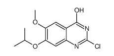 2-chloro-6-methoxy-7-propan-2-yloxy-1H-quinazolin-4-one结构式