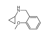 N-(2-甲氧基苄基)环丙胺结构式