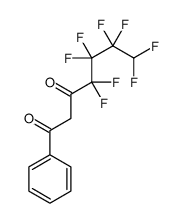 4,4,5,5,6,6,7,7-octafluoro-1-phenylheptane-1,3-dione结构式