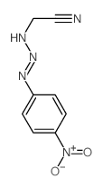 2-[(4-nitrophenyl)amino]diazenylacetonitrile结构式