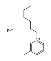 溴化N-己基-3-甲基吡啶结构式