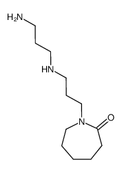1-[3-[(3-Aminopropyl)amino]propyl]hexahydro-1H-azepin-2-one结构式