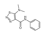 1,2,3-Thiadiazole-4-carboxamide,5-(dimethylamino)-N-phenyl-(9CI) Structure