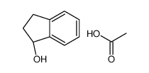 acetic acid,(1S)-2,3-dihydro-1H-inden-1-ol结构式