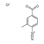 2-methyl-4-nitrobenzenediazonium,chloride Structure