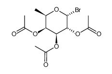 2,3,4-tri-O-acetyl-6-deoxy-α-D-galactopyranosyl bromide结构式