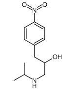 1-(Isopropylamino)-3-(p-nitrophenyl)-2-propanol结构式