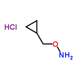 O-(Cyclopropylmethyl)hydroxylamine hydrochloride structure