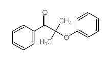 2-methyl-2-phenoxy-1-phenyl-propan-1-one Structure