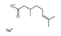 sodium,3,7-dimethyloct-6-enoate Structure