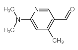 6-(DIMETHYLAMINO)-4-METHYLNICOTINALDEHYDE structure