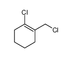 1-chloro-2-(chloromethyl)cyclohexene结构式