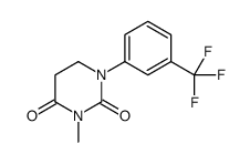 3-methyl-1-[3-(trifluoromethyl)phenyl]-1,3-diazinane-2,4-dione结构式