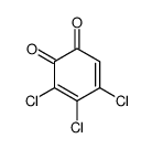 3,4,5-trichlorocyclohexa-3,5-diene-1,2-dione结构式