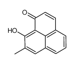 9-hydroxy-8-methylphenalen-1-one结构式