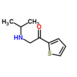 2-(Isopropylamino)-1-(2-thienyl)ethanone Structure