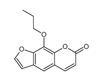9-propoxyfuro[3,2-g]chromen-7-one Structure