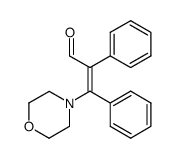 β-Morpholino-(E)-α,β-diphenylacrolein结构式