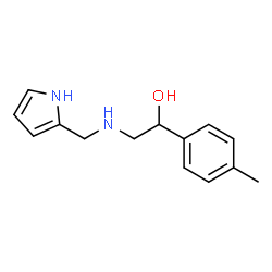 Benzyl alcohol, p-methyl-alpha-[[(pyrrol-2-ylmethyl)amino]methyl]- (8CI)结构式