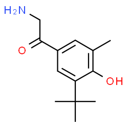 Acetophenone, 2-amino-3-tert-butyl-4-hydroxy-5-methyl- (8CI) Structure
