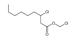 chloromethyl 3-chlorononanoate结构式