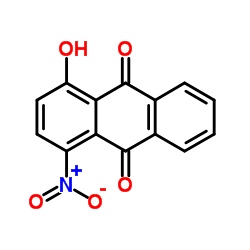 1-Hydroxy-4-nitroanthraquinone structure