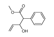 methyl 3-hydroxy-2-phenyl-4-pentenoate结构式