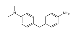 4-[[4-(dimethylamino)phenyl]methyl]aniline Structure