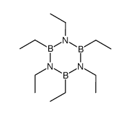 B,B',B''-triethyl-N,N',N''-triethylborazine结构式