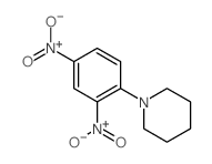1-(2,4-dinitrophenyl)piperidine结构式