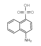 4-氨基-1-萘磺酸结构式