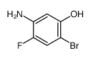 5-Amino-2-bromo-4-fluorophenol Structure