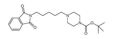 tert-butyl 4-(5-(1,3-dioxoisoindolin-2-yl)pentyl)piperazine-1-carboxylate结构式