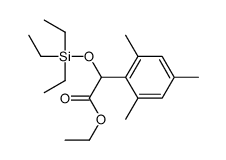 ethyl 2-triethylsilyloxy-2-(2,4,6-trimethylphenyl)acetate结构式