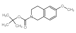 6-甲氧基-3,4-二氢异喹啉-2(1H)-羧酸叔丁酯结构式