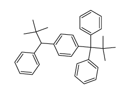 4-(1,1-diphenyl-2,2-dimethylpropyl)-1-(1-phenyl-2,2-dimethylpropyl)benzene Structure