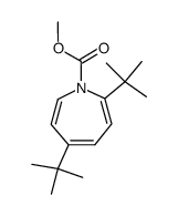 methyl 2,5-di-tert-butyl-1H-azepine-1-carboxylate Structure