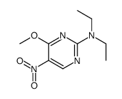 N,N-diethyl-4-methoxy-5-nitropyrimidin-2-amine结构式
